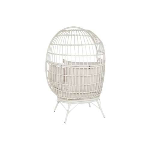 Vrtna fotelja DKD Home Decor Bijela Metal sintetički ratan 99 x 71 x 147 cm Cijena