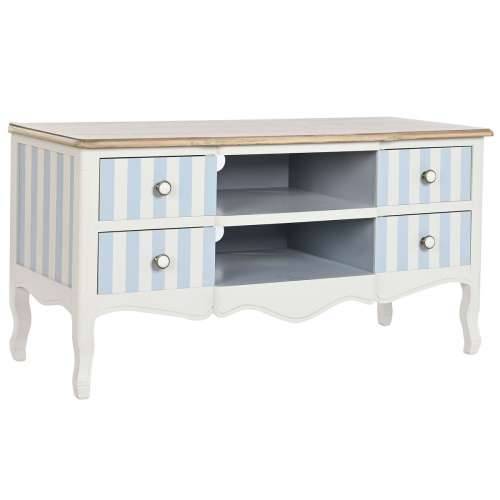 Namještaj za TV kabinet DKD Home Decor Bijela Nebesko plava (120 x 48 x 60 cm) Cijena