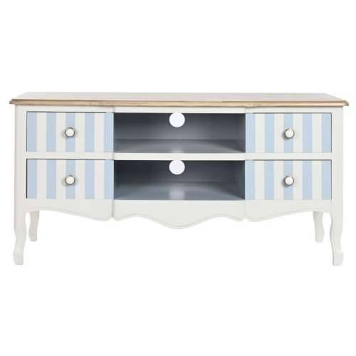 Namještaj za TV kabinet DKD Home Decor Bijela Nebesko plava (120 x 48 x 60 cm) Cijena