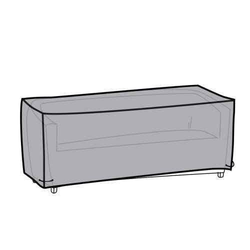 Navlaka za kauč DKD Home Decor Crna Tamno sivo 205 x 80 x 60 cm Cijena