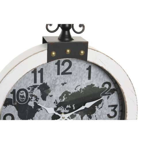 Zidni sat DKD Home Decor 40 x 4 x 54 cm Kristal Željezo Drvo MDF Karta Svijeta (2 kom.) Cijena