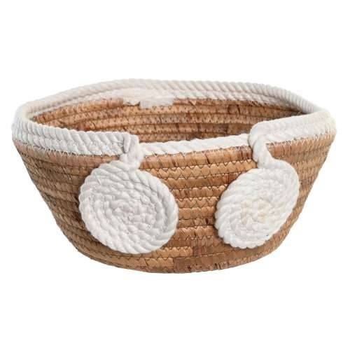 Stolni ukras DKD Home Decor 30 x 30 x 14 cm Prirodno Bijela Boho Cijena