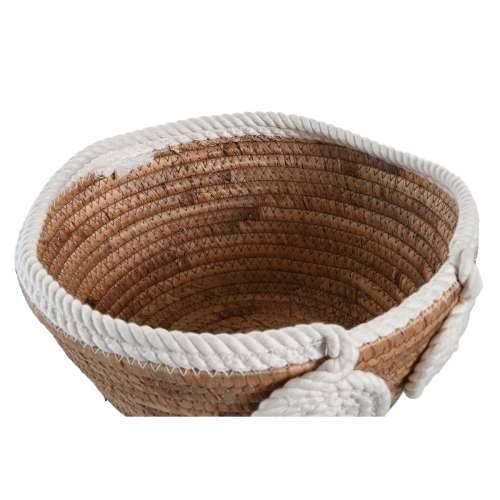 Stolni ukras DKD Home Decor 30 x 30 x 14 cm Prirodno Bijela Boho Cijena