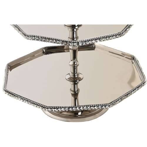Stolni ukras DKD Home Decor Srebrna 23 x 23 x 22 cm Cijena