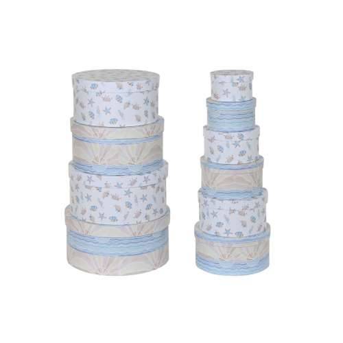 Set Složivih Kutija za Pospremanje DKD Home Decor Children’s Pisana Karton (37,5 x 37,5 x 18 cm) Cijena