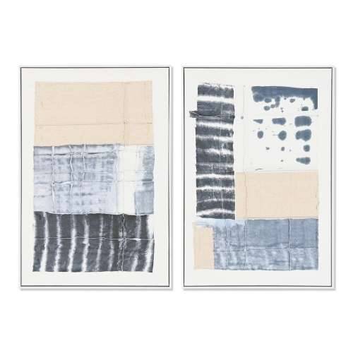 Slika DKD Home Decor 60 x 3,2 x 90 cm Apstraktno gradski (2 kom.) Cijena