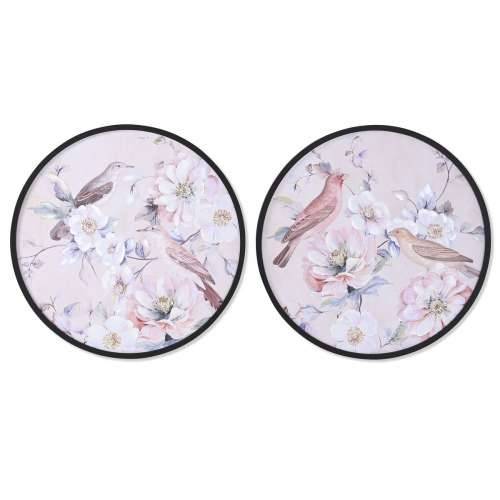 Slika DKD Home Decor romantični ptice 70 x 3 x 70 cm (2 kom.) Cijena
