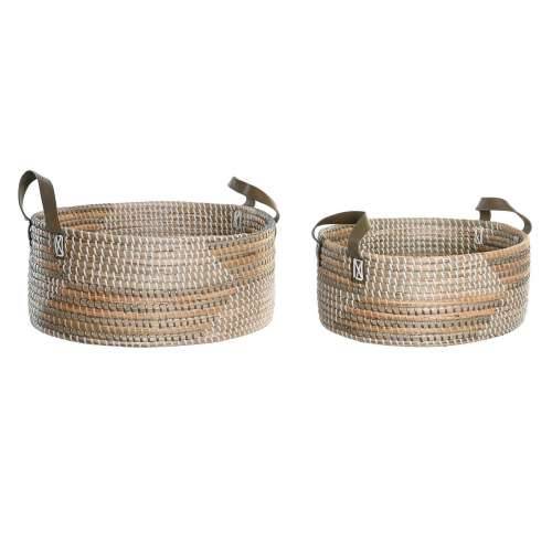 Set košara DKD Home Decor 45 x 35 x 18 cm Poliuretan Tropsko Morska trava Cijena
