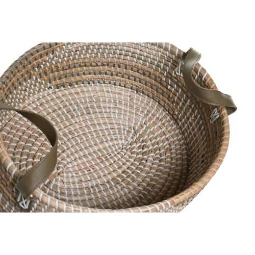 Set košara DKD Home Decor 45 x 35 x 18 cm Poliuretan Tropsko Morska trava Cijena