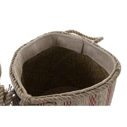 Višenamjenska Košara DKD Home Decor Smeđa Crna Crvena Juta juta Prirodno vlakno Boho 30 x 30 x 36 cm (2 kom.) Cijena