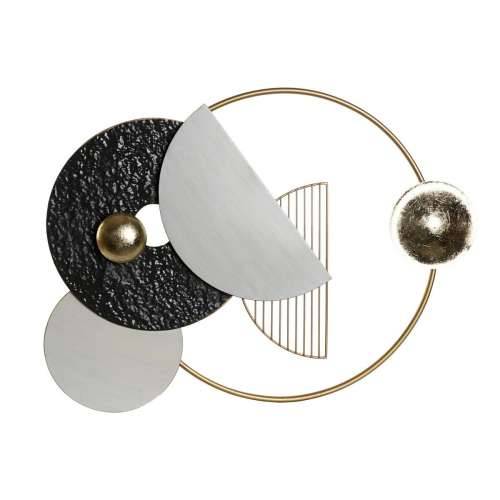 Zidni Ukras DKD Home Decor 70,5 x 6 x 59 cm Apstraktno zlatan Bijela Tamno sivo moderan Cijena