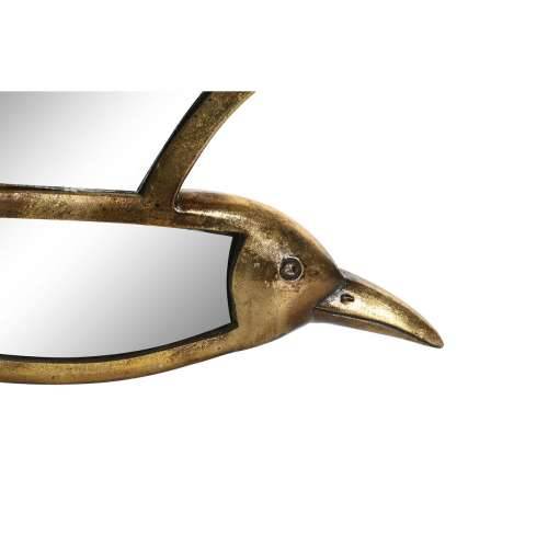 Ukrasna figura DKD Home Decor zlatan Ptica 32,5 x 3 x 28 cm Cijena