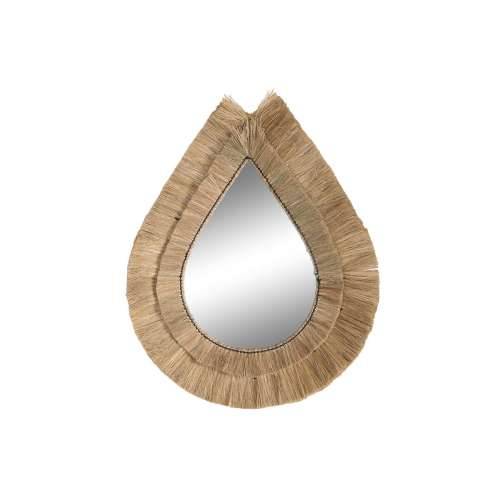 Zidno ogledalo DKD Home Decor 62 x 5 x 80 cm Prirodno suza juta Cijena