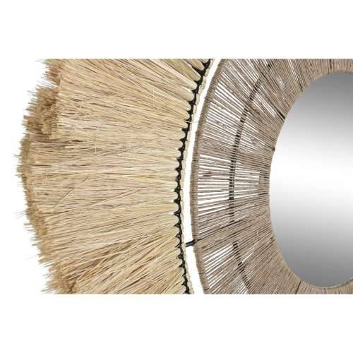 Zidno ogledalo DKD Home Decor Prirodno Bali 79 x 4 x 79 cm Cijena