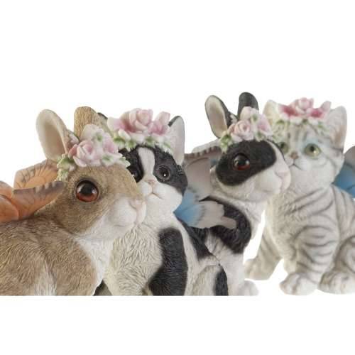 Ukrasna figura DKD Home Decor 11 x 13 x 15 cm Životinje (4 kom.) Cijena