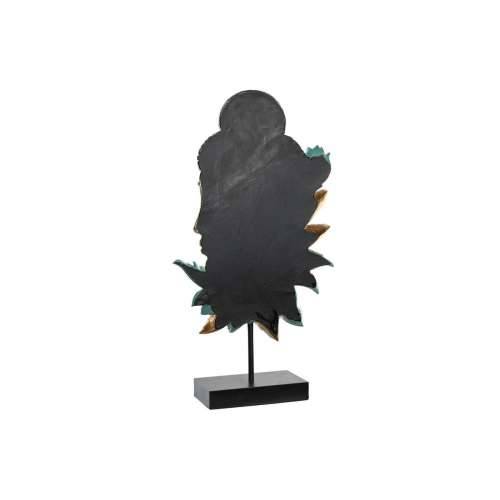 Ukrasna figura DKD Home Decor 22 x 8 x 42,5 cm Crna zlatan Buda Turkizno Orijentalno (2 kom.) Cijena