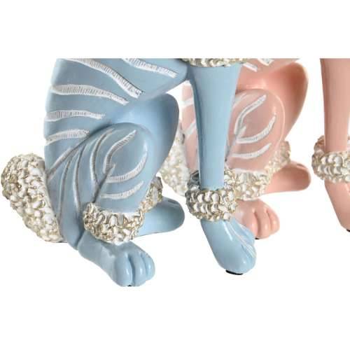 Ukrasna figura DKD Home Decor 18 x 10 x 30,5 cm Scandi Plava Roza (2 kom.) Cijena