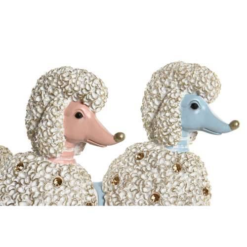 Ukrasna figura DKD Home Decor Scandi 25 x 8 x 27,5 cm Plava Roza (2 kom.) Cijena