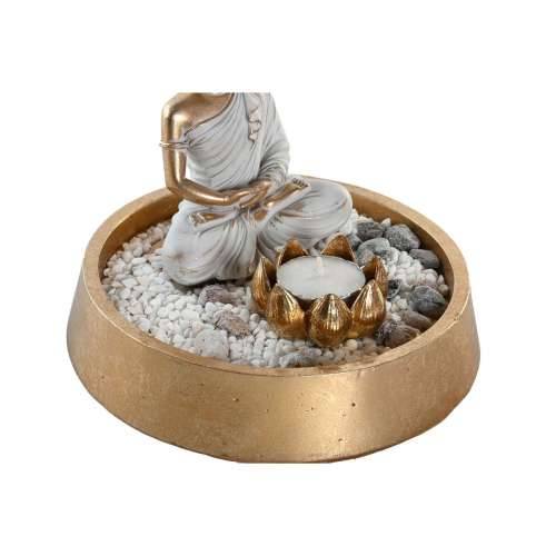 Ukrasna figura DKD Home Decor Srebrna zlatan Orijentalno 16 x 16 x 18 cm (2 kom.) Cijena