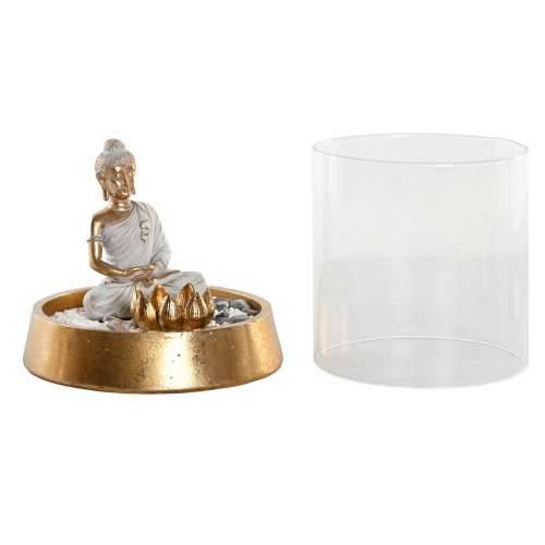 Ukrasna figura DKD Home Decor Srebrna zlatan Orijentalno 16 x 16 x 18 cm (2 kom.) Cijena