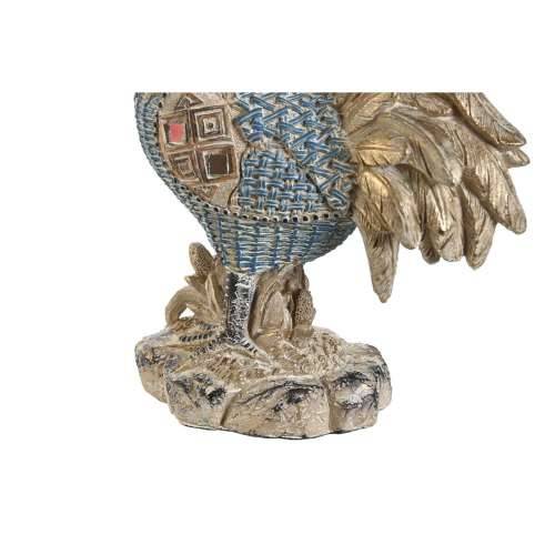 Ukrasna figura DKD Home Decor 14,3 x 7,5 x 20 cm Plava Turkizno Pijetao Decapé (2 kom.) Cijena