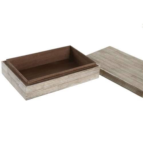 Kutija za nakit DKD Home Decor 20,5 x 13 x 5,5 cm Krema Kost Smola Cijena