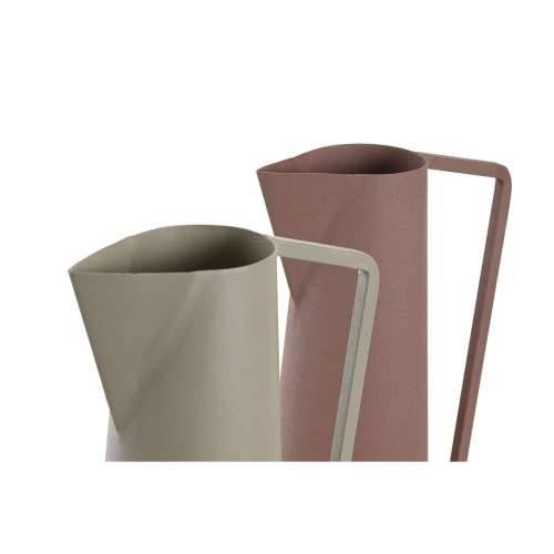Vrč DKD Home Decor Bež Roza Željezo 12 x 10 x 35 cm (2 kom.) Cijena