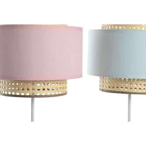 Stolna svjetiljka DKD Home Decor Metal Zelena Svetlo roza 220 V 50 W 26 x 26 x 55 cm (2 kom.) Cijena