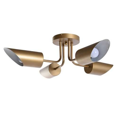 Stropna svjetiljka DKD Home Decor zlatan Metal 50 W 70 x 70 x 20 cm Cijena