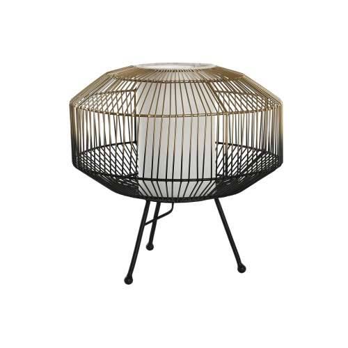 Stolna svjetiljka DKD Home Decor Crna zlatan Željezo 50 W 220 V 39 x 39 x 38 cm Cijena