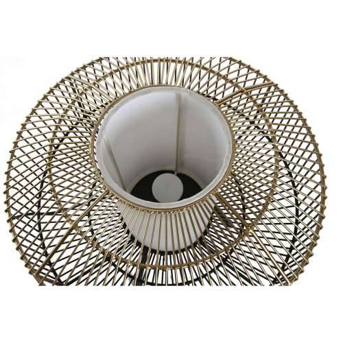 Stolna svjetiljka DKD Home Decor Crna zlatan Željezo 50 W 220 V 39 x 39 x 38 cm Cijena