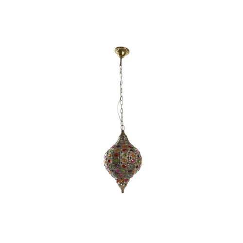 Stropna svjetiljka DKD Home Decor zlatan Metal Pisana 40 W 50 W 24 x 24 x 42 cm Cijena