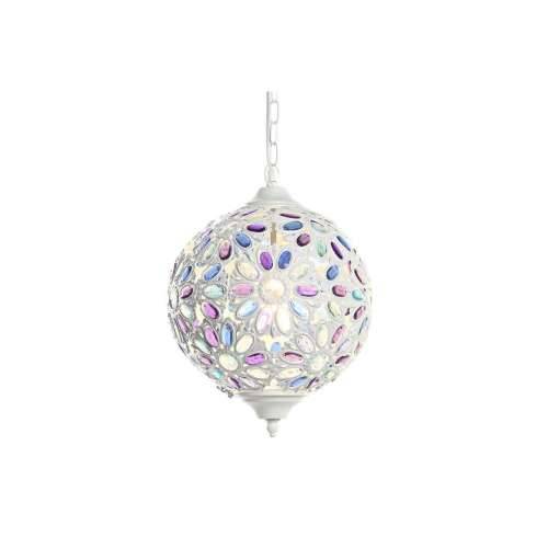 Stropna svjetiljka DKD Home Decor 28 x 28 x 44 cm Metal Bijela Pisana 50 W Cijena