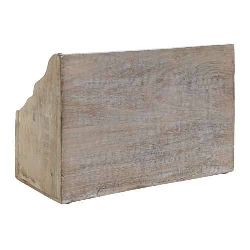 Višenamjenski Organizator DKD Home Decor Bijela Prirodno Drvo Manga 32 x 13 x 21 cm (12 kom.) Cijena