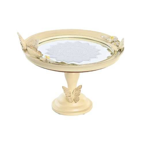 Stolni ukras DKD Home Decor 24 x 22,6 x 18 cm Bež Leptiri Cijena