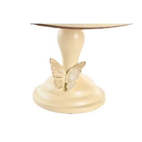 Stolni ukras DKD Home Decor 24 x 22,6 x 18 cm Bež Leptiri Cijena