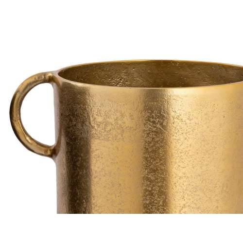 Vrč DKD Home Decor 25 x 18 x 41 cm Crna zlatan Aluminij moderan (2 kom.) Cijena