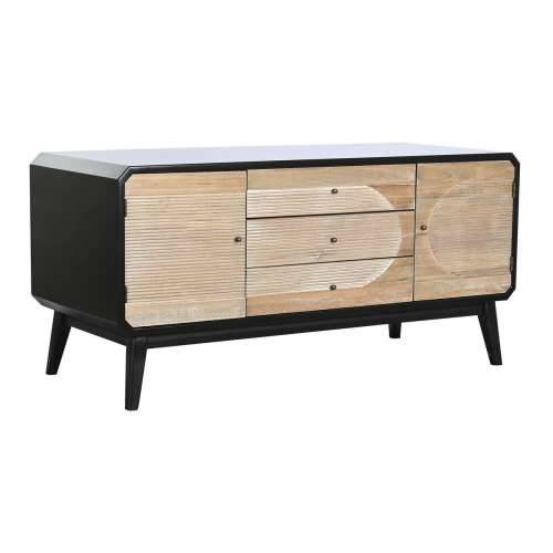Namještaj za TV kabinet DKD Home Decor 120 x 50 x 58 cm Crna Drvo Cijena