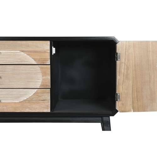 Namještaj za TV kabinet DKD Home Decor 120 x 50 x 58 cm Crna Drvo Cijena