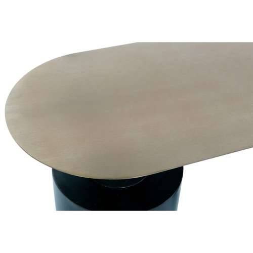 Pomoćni stolić DKD Home Decor 107 x 36 x 78 cm Crna zlatan Željezo Cijena