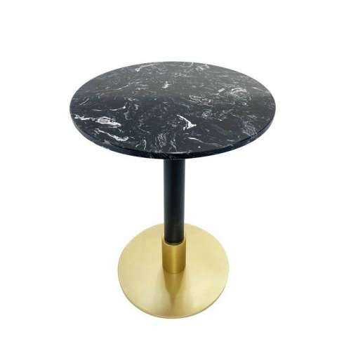 Pomoćni stolić DKD Home Decor 45 x 45 x 51 cm Crna Metal Mramor Cijena