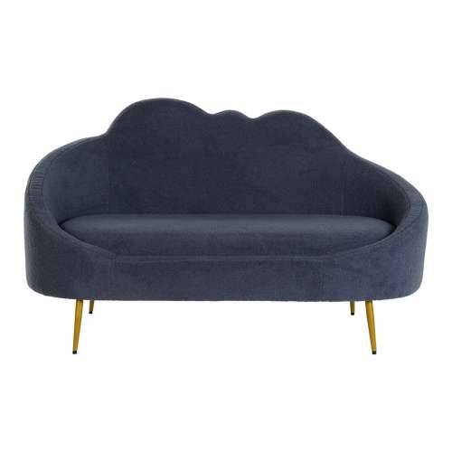 Kauč DKD Home Decor Plava zlatan Metal Oblaci Scandi 155 x 75 x 92 cm Cijena