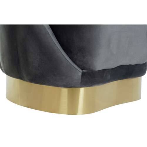 Sjedalo DKD Home Decor 86 x 80 x 85 cm Siva Metal Bijela Tamno sivo Cijena