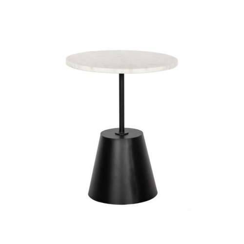 Pomoćni stolić DKD Home Decor Crna Bijela Metal Mramor 40 x 40 x 50 cm Cijena