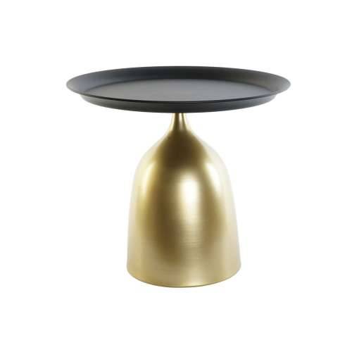 Pomoćni stolić DKD Home Decor Crna zlatan Metal 50 x 50 x 43,5 cm Cijena