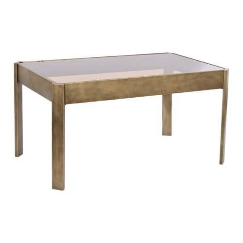 Stolić za dnevni boravak DKD Home Decor 102 x 62 x 53 cm Kristal Metal Aluminij Cijena