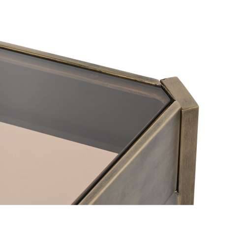 Stolić za dnevni boravak DKD Home Decor 102 x 62 x 53 cm Kristal Metal Aluminij Cijena