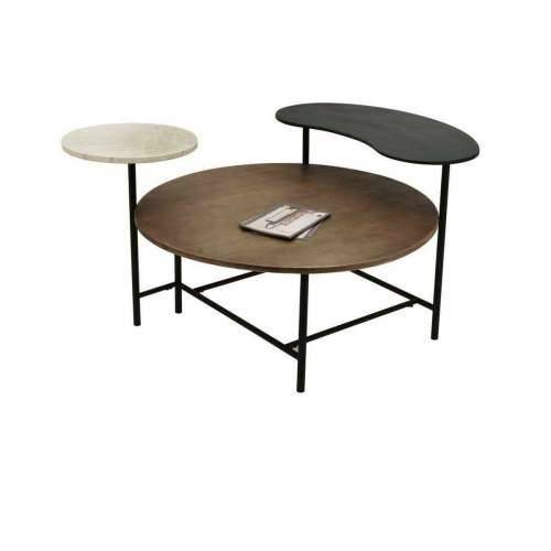 Stolić za dnevni boravak DKD Home Decor 118 x 90 x 61 cm Metal Aluminij Drvo MDF Cijena