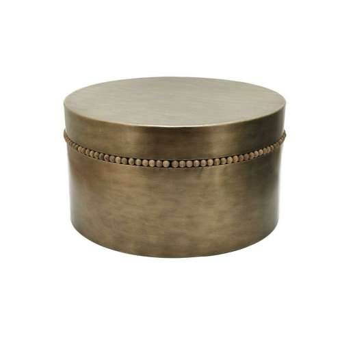 Pomoćni stolić DKD Home Decor 76 x 76 x 42 cm zlatan Metal Cijena