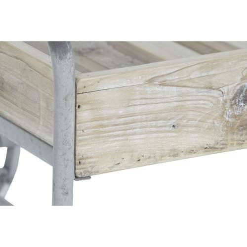 Pomoćni stolić DKD Home Decor Siva Prirodno Metal Jela Jelovina 110 x 67 x 46 cm Cijena